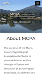 Mobile Screenshot of marincountypsych.org