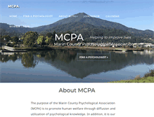 Tablet Screenshot of marincountypsych.org